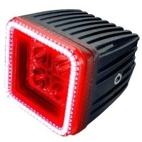 Off-Road 3" 20W Square Spotlight with Halo Oracle