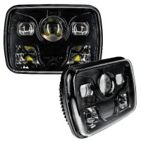 7"x6" 40W Replacement LED Headlight - Black (Pair) Oracle