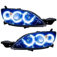 For 2004-2009 Mazda 3 SMD Headlights - Hatchback - Halogen Style Oracle