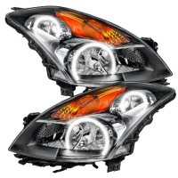 For 2007-2009 Nissan Altima Sedan SMD Headlights - Black Oracle