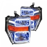 For 2008-2010 Ford F250/350 LED Headlights - Chrome Oracle