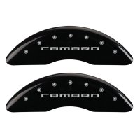 2016-2023 Camaro SS MGP Caliper Covers Black w/Camaro Logos