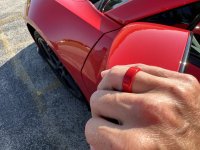 2016-2024 Camaro Painted Men's Wedding Band Ring