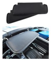 C3 1969-1973 Corvette Sunvisor Pair Comfortweave Black