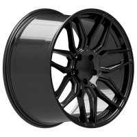 2020-2023 C8 Corvette Reproduction Replica Gloss Black Rim Wheels Package