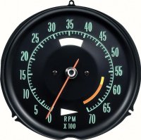 Tachometer- 6000 RPM Red Line For 1969-1971 Corvette