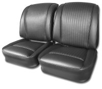 Vinyl Seat Covers- Black For 1962 Corvette