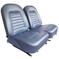 Vinyl Seat Covers- Bright Blue For 1966 Corvette