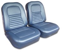 Vinyl Seat Covers- Bright Blue For 1967 Corvette