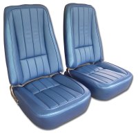 Vinyl Seat Covers- Bright Blue For 1969 Corvette