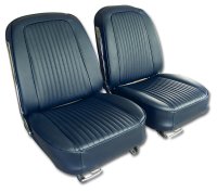 Leather Seat Covers- Dark Blue For 1963 Corvette