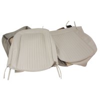 Leather Seat Covers- White For 1964 Corvette