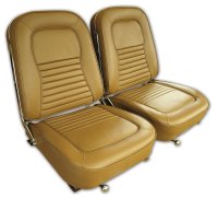 Leather Seat Covers- Saddle For 1967 Corvette