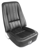 Leather Seat Covers- Black For 1969 Corvette