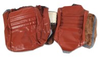 Leather Seat Covers Cinnabar 100%-Leather 4" Bolster For 1981 Corvette