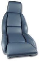 Leather Seat Covers- Blue Standard For 1984-1985 Corvette