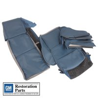 Leather Seat Covers- Blue Sport For 1984-1985 Corvette