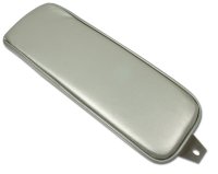 Center Armrest- Silver Leather For 1964-1966 Corvette