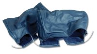 Headrest Covers- Bright Blue Leather For 1967 Corvette