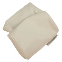 Headrest Covers- White Leather For 1967 Corvette