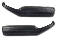 Moulded Door Panel Armrest Pair - Charcoal For 1982 Corvette