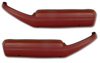 Moulded Door Panel Armrest Pair - Red For 1982 Corvette