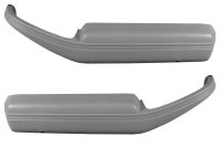 Moulded Door Panel Armrest Pair - Gray For 1982 Corvette