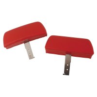 Headrests- Red Complete W/ABS Covers For 1968-1969 Corvette