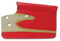 Door Panels- Red W/O Supports For 1959 Corvette