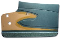 Door Panels- Turquoise Metal Support For 1960 Corvette