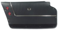 Door Panels Dark Blue Coupe W/Trim For 1963-1964 Corvette