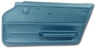 Door Panel Bright Blue Coupe W/Felt RH For 1965-1966 Corvette