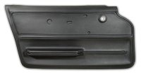 Door Panel- Black Coupe W/Felt LH For 1967 Corvette