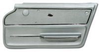 Door Panel- Silver Coupe W/Trim RH For 1965-1966 Corvette