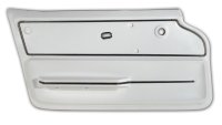 Door Panel White Convertible W/Trim LH For 1965-1966 Corvette