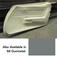 Door Panel Skin- Gunmetal RH For 1968 Corvette