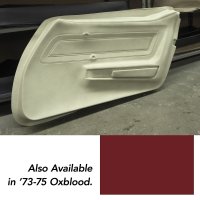 Door Panel Skin- Oxblood LH For 1973-1975 Corvette