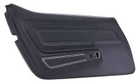 Door Panel- Black Standard LH For 1970-1976 Corvette