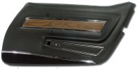 Door Panel- Black Deluxe RH For 1970-1976 Corvette