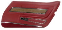 Door Panel- Oxblood Deluxe RH For 1973-1975 Corvette