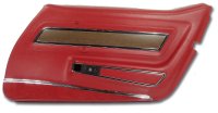 Door Panel- Firethorn Deluxe RH For 1976 Corvette