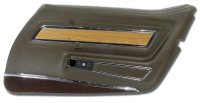 Door Panel Dark Brown Deluxe W/Teak Insert RH For 1976 Corvette