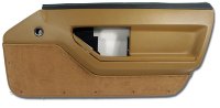 Door Panel- Saddle Deluxe Coupe RH For 1988-1989 Corvette