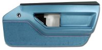 Door Panel Blue Deluxe Convertible RH For 1986-1989 Corvette