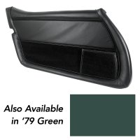 Leather Door Panel- Green LH For 1979 Corvette