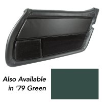 Leather Door Panel- Green RH For 1979 Corvette