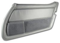 Leather Door Panel- Silver RH For 1981 Corvette