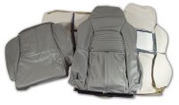 Leather Seat Covers- Gray Standard For 1994-1996 Corvette