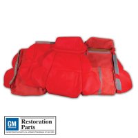 Leather Seat Covers- Red Standard For 1993 Corvette