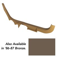 Door Sill- Bronze LH Convertible For 1986-1987 Corvette